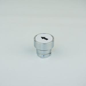 22mm BLACK ARROW ON WHITE BASE FLUSH MOMENTARY PUSH BUTTON