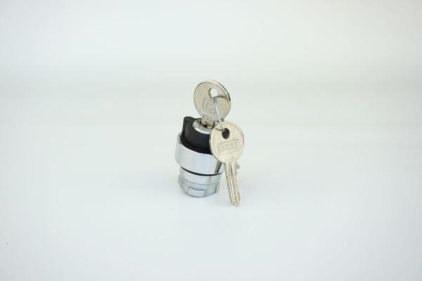 22mm KEYED 2 POS SPRING RETURN KEY REMOVAL - LEFT