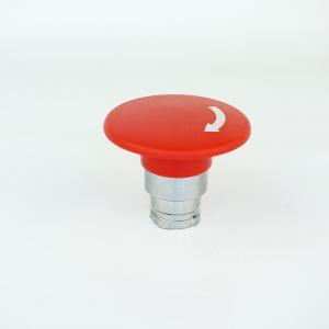 22mm RED 60mm MUSHROOM CAP TURN TO RELEASE PUSH BUTTON