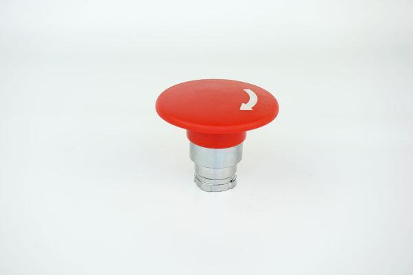 22mm RED 60mm MUSHROOM CAP TURN TO RELEASE PUSH BUTTON