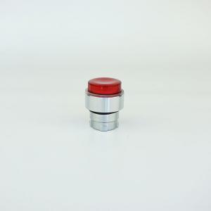 22mm ILLUMINATED RED EXTENDED HEAD MOMENTARY PUSH BUTTON - GOOD FOR INCANDESCENT, NEON AND LEDs